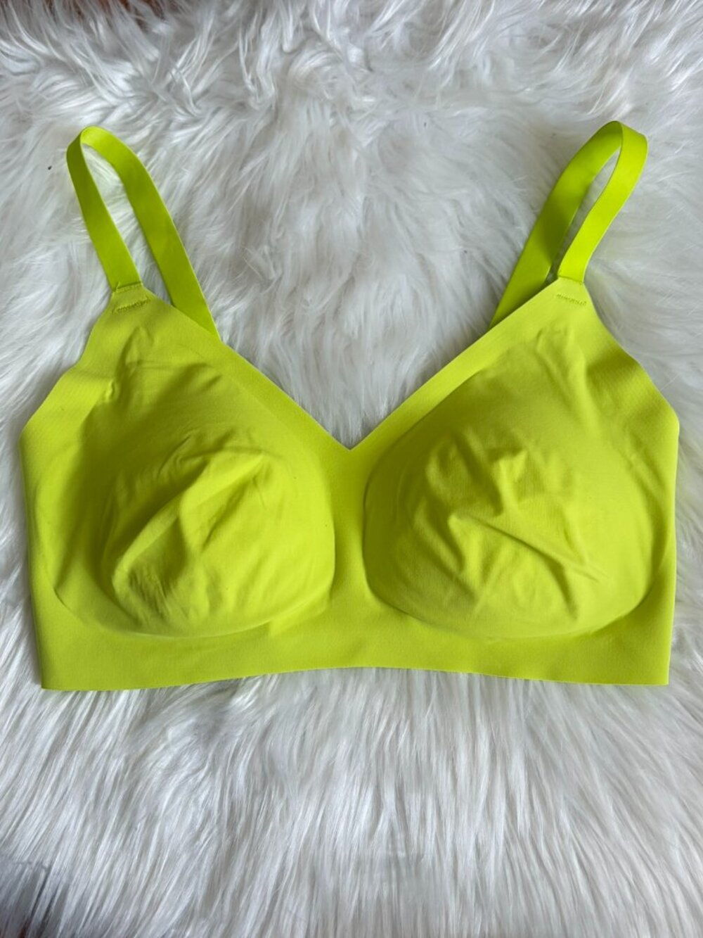 Aerie Smoothez Neon Yellow Bra Women’s Medium